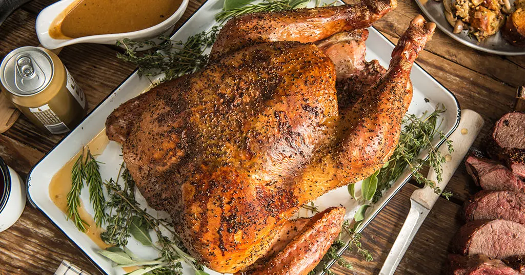 roasted wild turkey