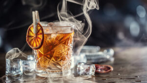 smoked old fashioned cocktail
